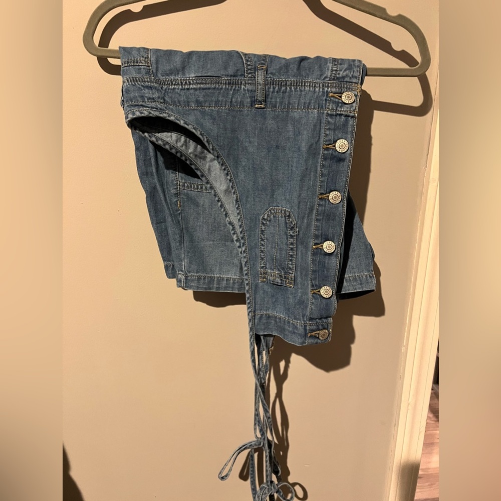 Torrid Shortalls tie strap